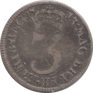1713 MAUNDY THREEPENCE ( F ) - MAUNDY THREEPENCE - Cambridgeshire Coins