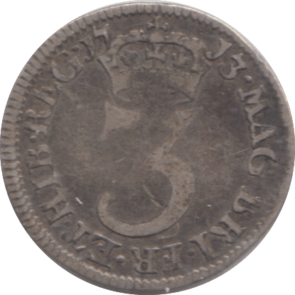 1713 MAUNDY THREEPENCE ( F ) - MAUNDY THREEPENCE - Cambridgeshire Coins