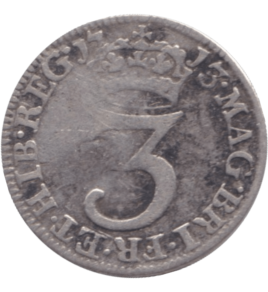 1713 MAUNDY THREEPENCE ( FINE ) - MAUNDY THREEPENCE - Cambridgeshire Coins