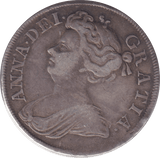 1714 HALFCROWN ( GF ) - HALFCROWN - Cambridgeshire Coins
