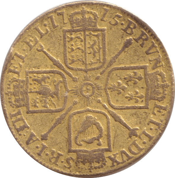 1715 GOLD ONE GUINEA ( NF ) - GUINEAS - Cambridgeshire Coins