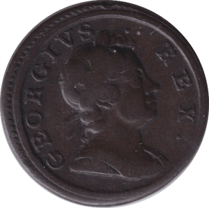 1717 DUMP FARTHING SCARCE ( GVF ) - FARTHING - Cambridgeshire Coins