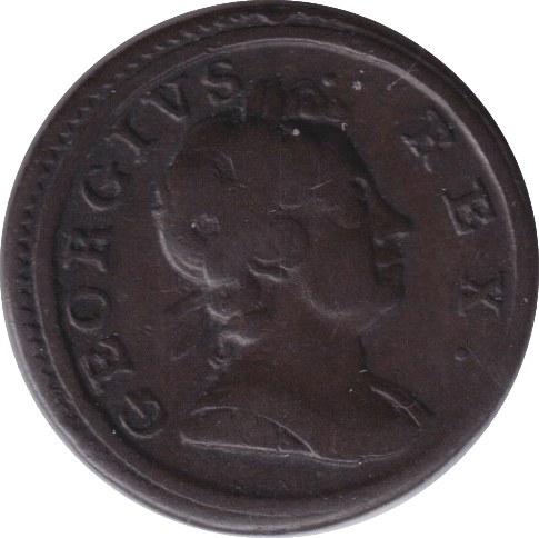 1717 DUMP FARTHING SCARCE ( GVF ) - FARTHING - Cambridgeshire Coins