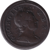 1717 DUMP FARTHING SCARCE ( GVF ) - FARTHING - Cambridgeshire Coins