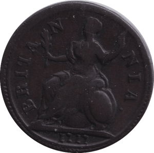 1717 DUMP FARTHING SCARCE ( GVF ) - FARTHING - Cambridgeshire Coins