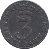 1717 MAUNDY THREEPENCE ( GVF ) - MAUNDY THREEPENCE - Cambridgeshire Coins