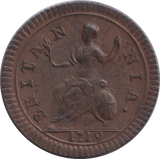 1719 FARTHING ( EF ) - FARTHING - Cambridgeshire Coins