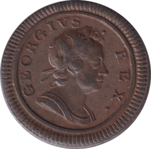 1719 FARTHING ( EF ) - FARTHING - Cambridgeshire Coins
