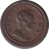 1719 FARTHING ( EF ) - FARTHING - Cambridgeshire Coins