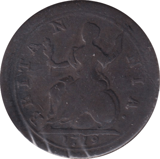 1719 FARTHING (FINE) - FARTHING - Cambridgeshire Coins