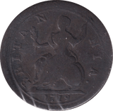1719 FARTHING (FINE) - FARTHING - Cambridgeshire Coins