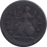 1719 FARTHING ( GF ) - FARTHING - Cambridgeshire Coins