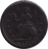 1719 FARTHING ( VF ) - FARTHING - Cambridgeshire Coins