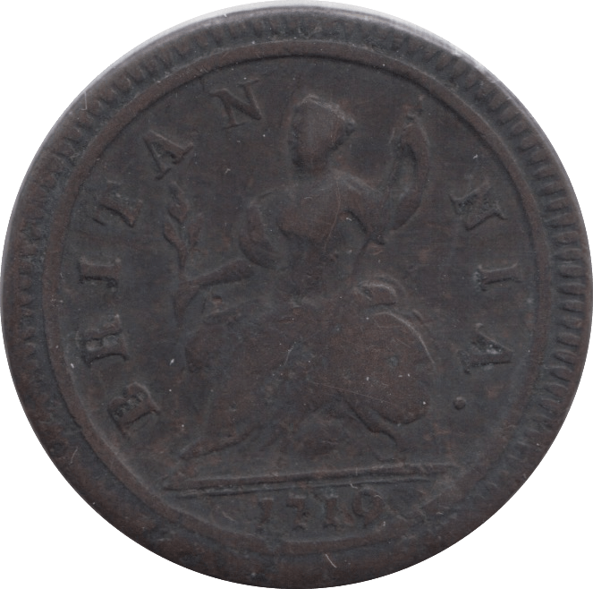 1719 HALFPENNY ( GF ) - Halfpenny - Cambridgeshire Coins