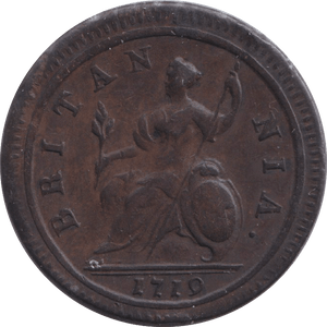1719 HALFPENNY ( GVF ) - HALFPENNY - Cambridgeshire Coins