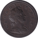 1719 HALFPENNY ( GVF ) - HALFPENNY - Cambridgeshire Coins