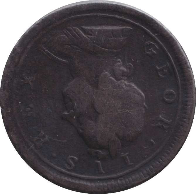 1719 PENNY GEORGE I ( GF ) - PENNY - Cambridgeshire Coins