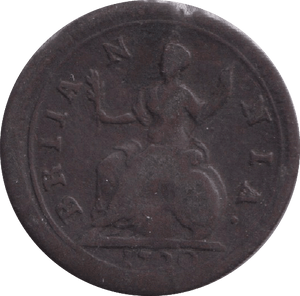 1720 FARTHING ( FINE ) - FARTHING - Cambridgeshire Coins