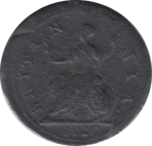 1720 FARTHING ( FINE ) - FARTHING - Cambridgeshire Coins
