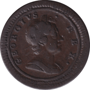 1720 FARTHING ( VF ) - FARTHING - Cambridgeshire Coins