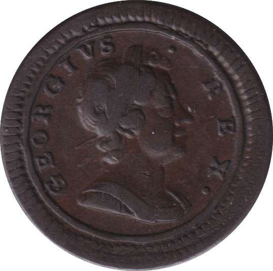 1720 FARTHING ( VF ) - FARTHING - Cambridgeshire Coins