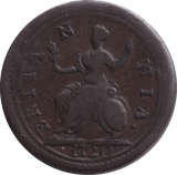 1720 FARTHING ( VF ) - FARTHING - Cambridgeshire Coins