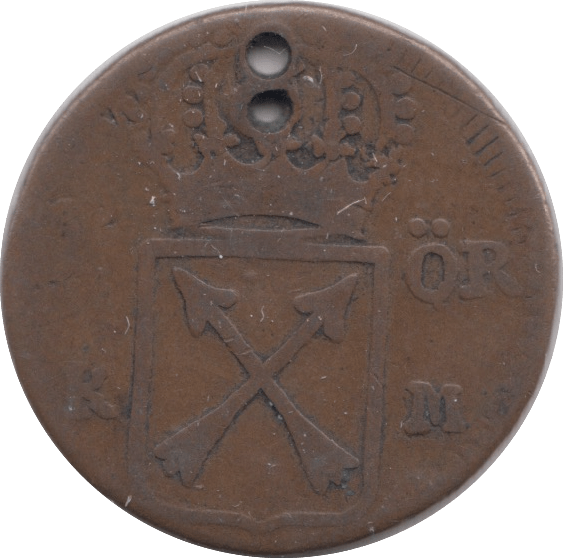1720 ONE ORE SWEDEN - WORLD COINS - Cambridgeshire Coins