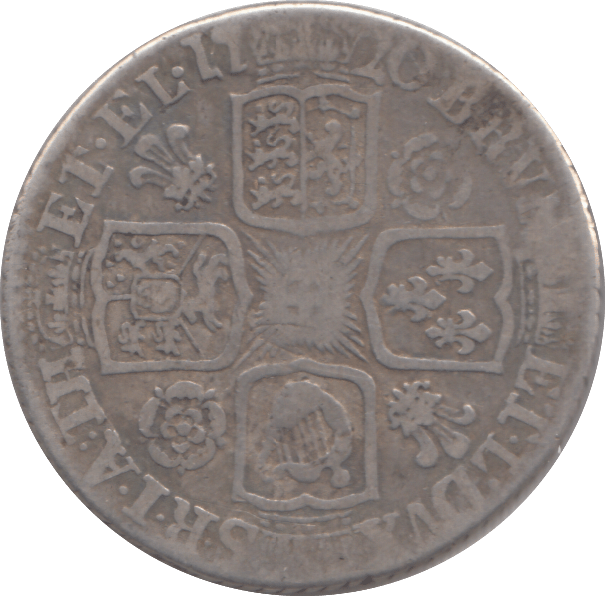 1720 SHILLING ( FINE ) - SHILLING - Cambridgeshire Coins
