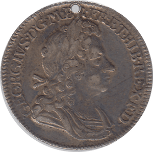 1720 SHILLING ( GVF ) HOLED - Shilling - Cambridgeshire Coins