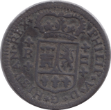 1720 TWO MARAVEDI SPAIN - SILVER WORLD COINS - Cambridgeshire Coins