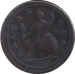 1721 HALFPENNY ( GF ) - WORLD COINS - Cambridgeshire Coins