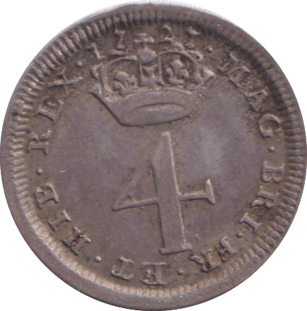 1721 MAUNDY FOURPENCE ( GVF ) - MAUNDY FOURPENCE - Cambridgeshire Coins