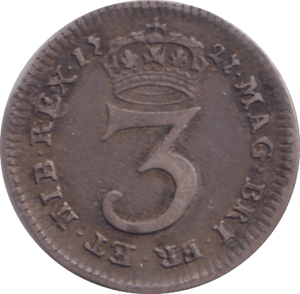 1721 MAUNDY THREEPENCE ( VF ) - MAUNDY THREEPENCE - Cambridgeshire Coins