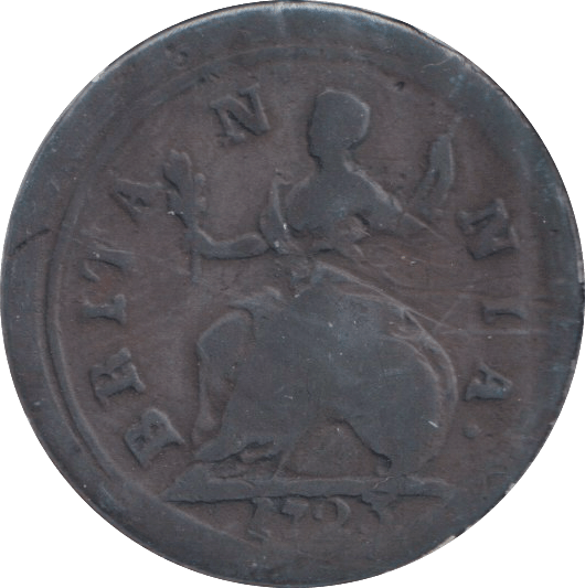 1723 FARTHING ( FINE ) - FARTHING - Cambridgeshire Coins