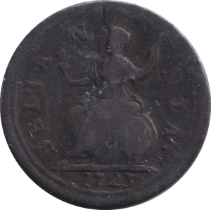1723 FARTHING ( FINE ) - FARTHING - Cambridgeshire Coins