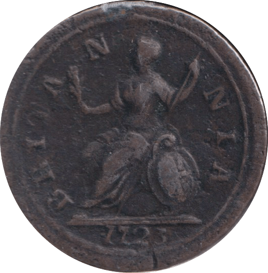 1723 FARTHING ( GF ) - FARTHING - Cambridgeshire Coins