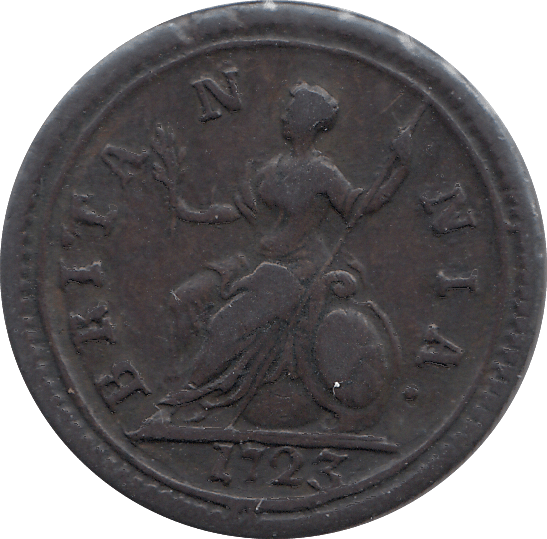 1723 FARTHING ( VF ) - FARTHING - Cambridgeshire Coins