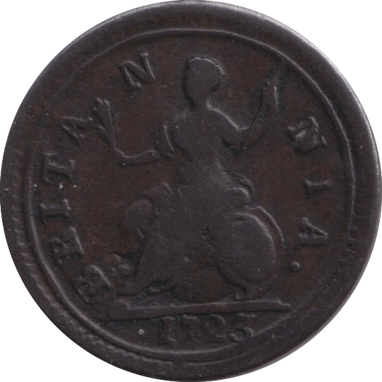 1723 FARTHING ( VF ) - FARTHING - Cambridgeshire Coins