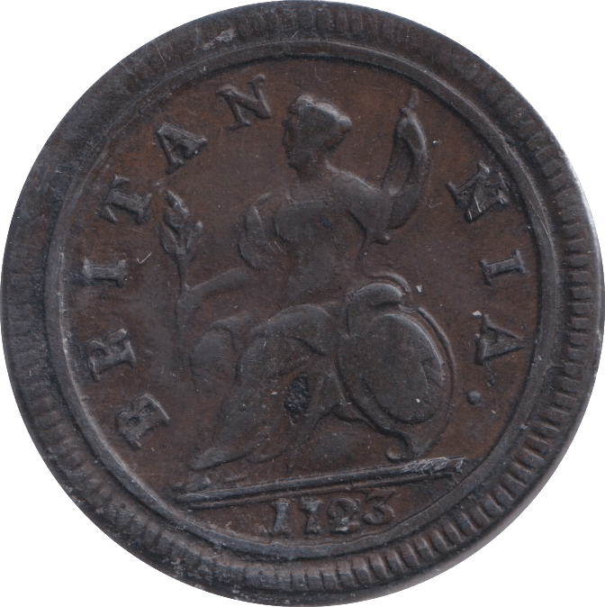 1723 HALFPENNY ( VF ) - HALFPENNY - Cambridgeshire Coins