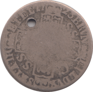 1723 HOLED SIXPENCE ( NF ) - SIXPENCE - Cambridgeshire Coins