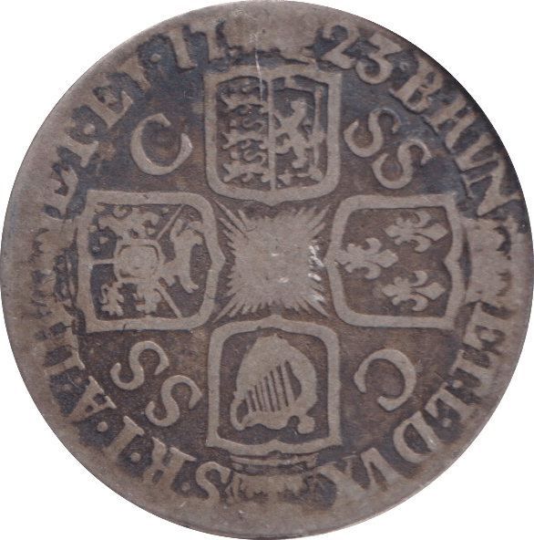 1723 SHILLING ( FIAIR ) - SHILLING - Cambridgeshire Coins