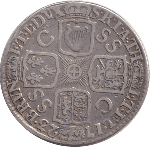 1723 SHILLING ( FINE ) - SHILLING - Cambridgeshire Coins