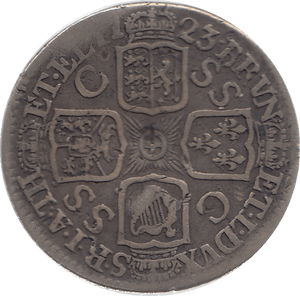 1723 SHILLING ( FINE ) - Shilling - Cambridgeshire Coins