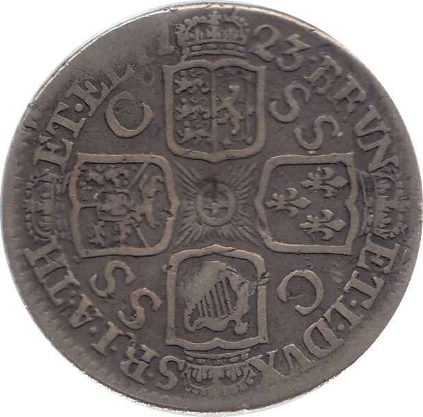 1723 SHILLING ( FINE ) - Shilling - Cambridgeshire Coins