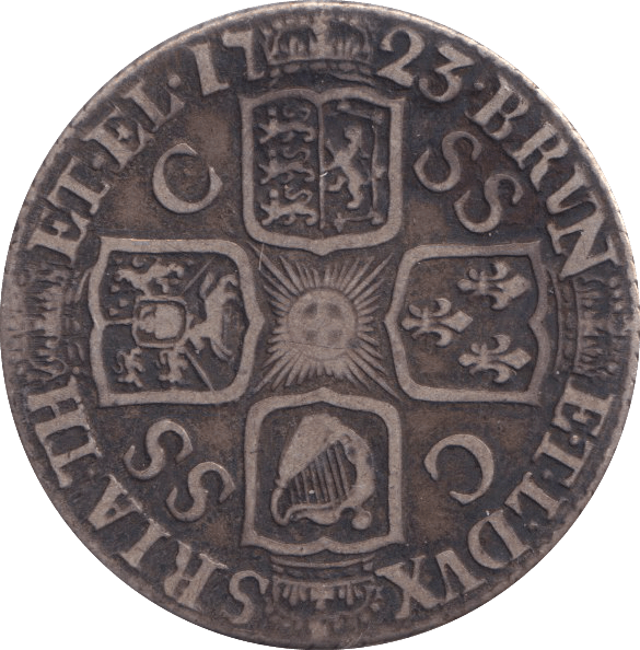 1723 SHILLING ( FINE ) - SHILLING - Cambridgeshire Coins