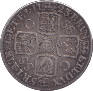 1723 SHILLING ( GF ) - FLORIN - Cambridgeshire Coins