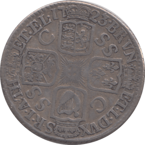 1723 SHILLING ( GF ) - SHILLING - Cambridgeshire Coins