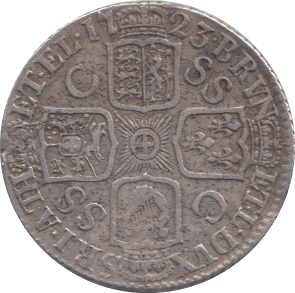 1723 SHILLING ( GF ) - SHILLING - Cambridgeshire Coins