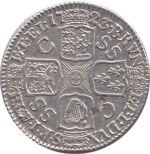 1723 SHILLING ( GVF ) - Shilling - Cambridgeshire Coins