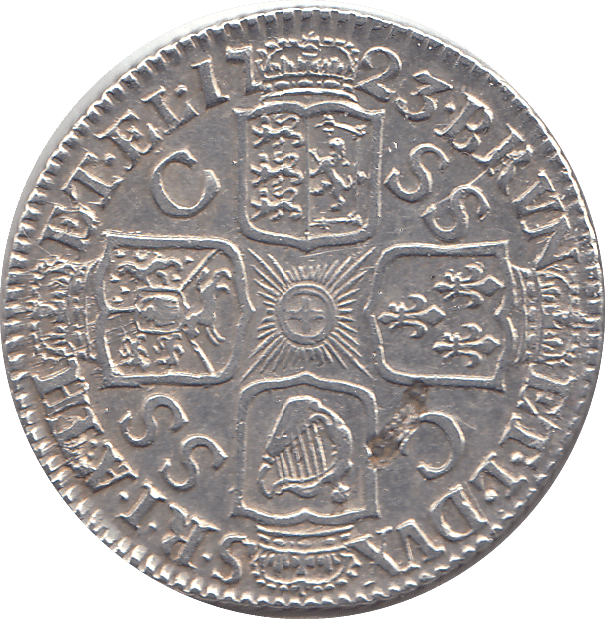 1723 SHILLING ( GVF ) - Shilling - Cambridgeshire Coins